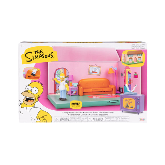 The Simpsons Living Room Diorama Playset