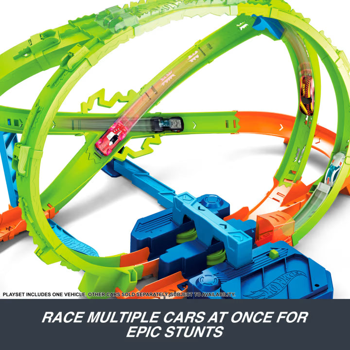 Hot Wheels Stunt Tracks Hypersphere Crash Playset