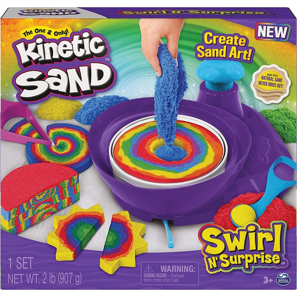 Kinetic Sand Swirl n' Surprise Playset - McGreevy's Toys Direct