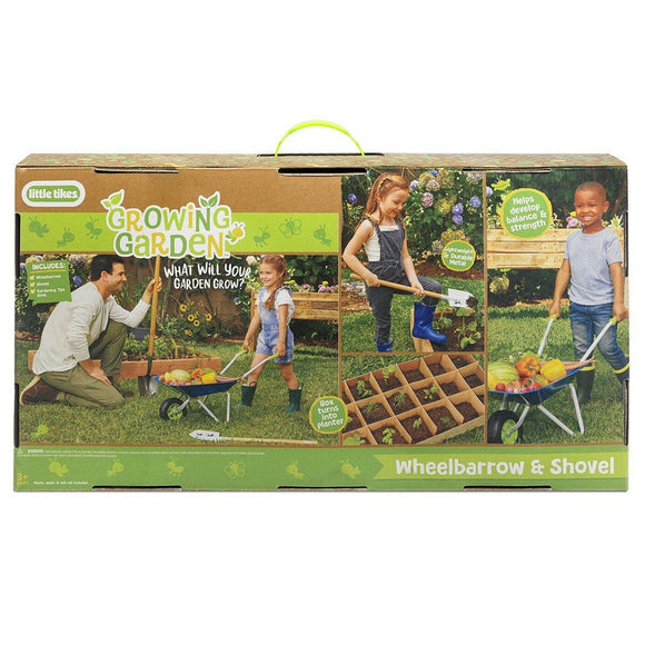 Little Tikes Growing Garden Wheelbarrow & Shovel - McGreevy's Toys Direct