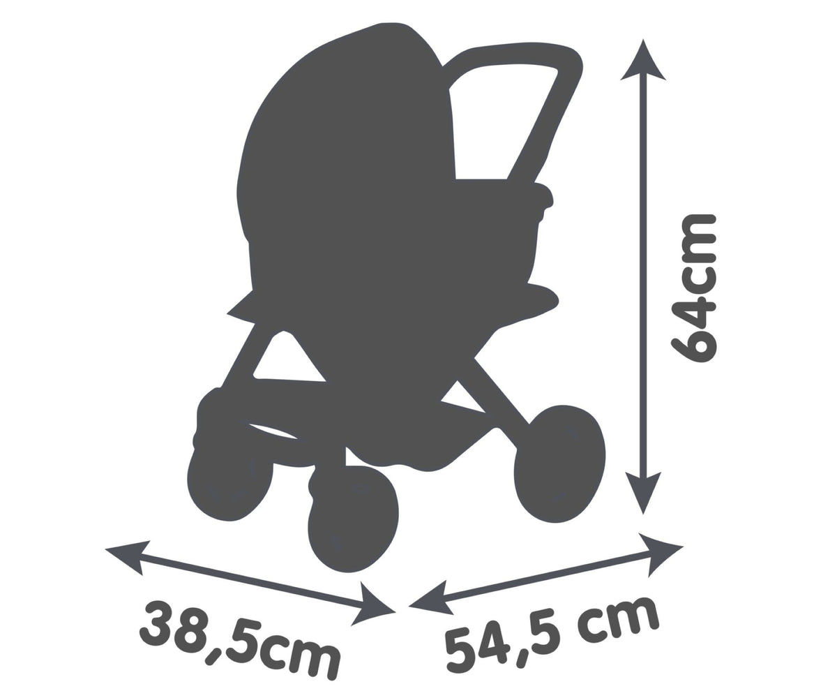 Smoby Maxi-Cosi Combi Pushchair + Pram Beige