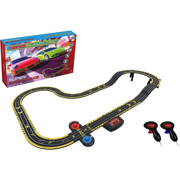 Micro Scalextric Super Speed Race Set - Lamborghini vs Porsche - McGreevy's Toys Direct