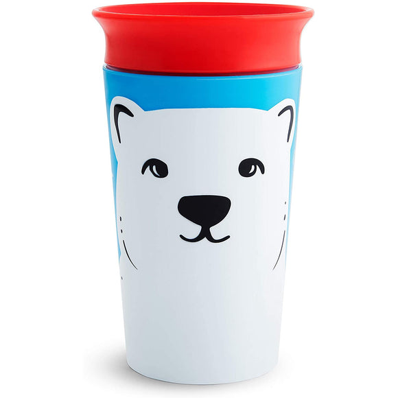 Munchkin Miracle 360° Sippy Cup WildLove - Polar Bear - McGreevy's Toys Direct