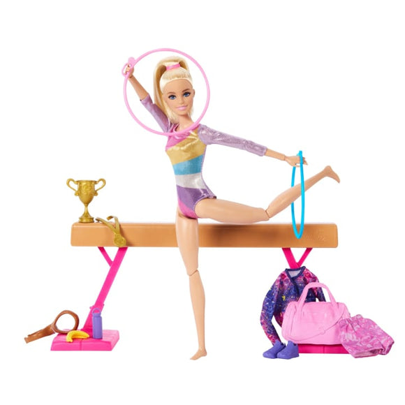 Barbie Gymnastics Doll and Playset (New)