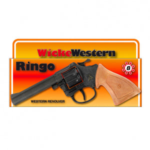 Ringo Western Revolver Antique Toy Gun 8 Shot