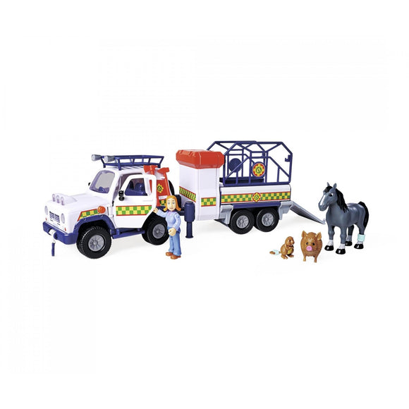 Fireman Sam Vet 4x4 with Lights & Trailer