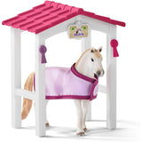 Schleich 42368 Horse Stall with Lusitano Mare - McGreevy's Toys Direct