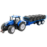 Siku 8615 New Holland T7.315 Hd and Trailer with Round Bales 1:32