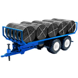 Siku 8615 New Holland T7.315 Hd and Trailer with Round Bales 1:32