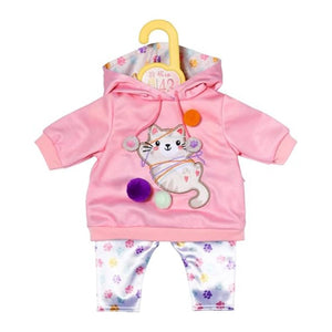 Dolly Moda Outfit with Kitten Design 43cm