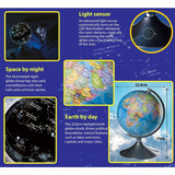 2-in-1 Globe: Earth & Constellations