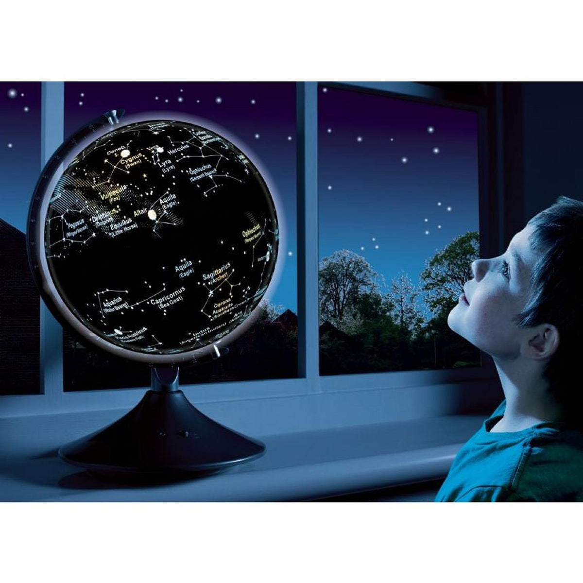 2-in-1 Globe: Earth & Constellations