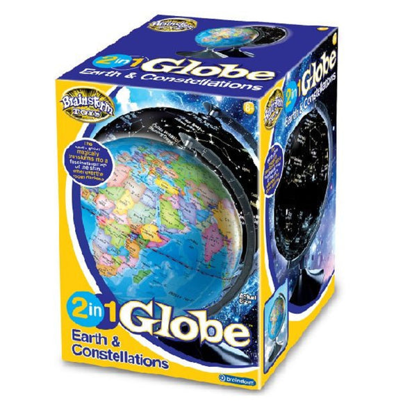 2-in-1 Globe: Earth & Constellations