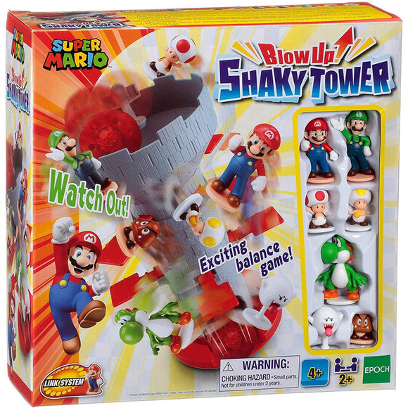 Super Mario Blow Up Shaky Tower Game