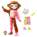 Barbie Cutie Reveal Doll with Monkey Plush Costume and 10 Surprises