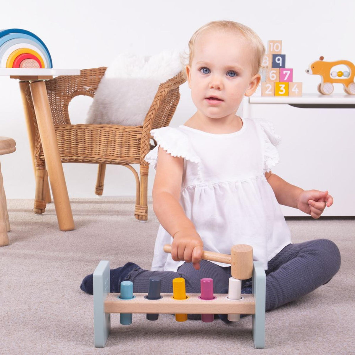 Bigjigs 100% FSC® Certified Wooden Hammer Bench