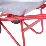 Bigjigs 2-Wheel Kids Metal Wheelbarrow