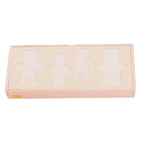 Bigjigs Dress Up Bear Family Wooden Puzzle