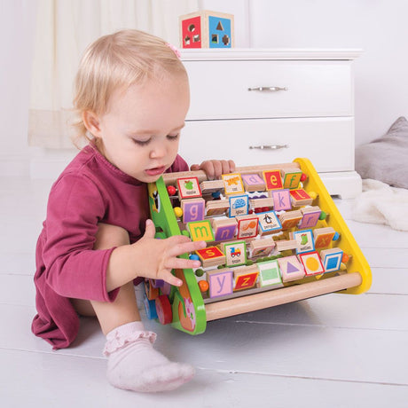 Bigjigs Triangular Wooden Activity Centre