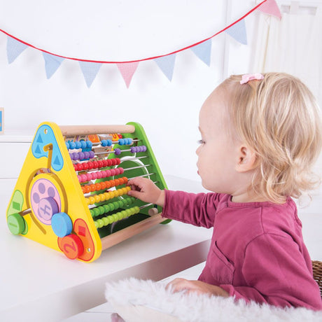 Bigjigs Triangular Wooden Activity Centre