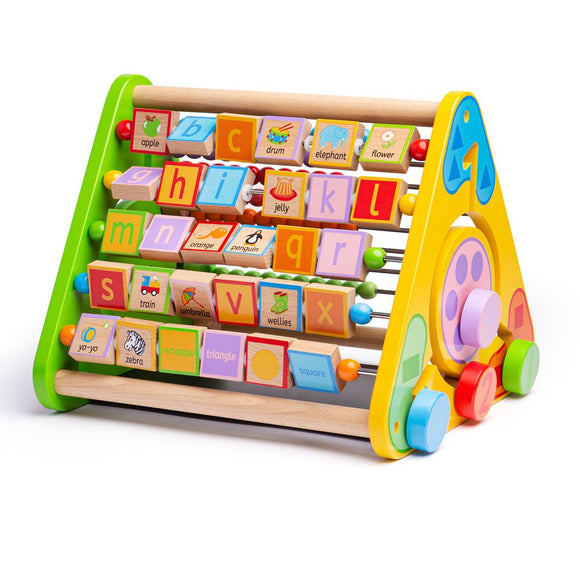 Bigjigs Triangular Wooden Activity Centre