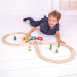 Bigjigs Wooden Figure of Eight Train Set
