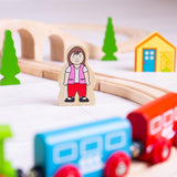 Bigjigs Wooden Figure of Eight Train Set