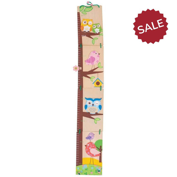 Bigjigs Wooden Height Chart - Owl
