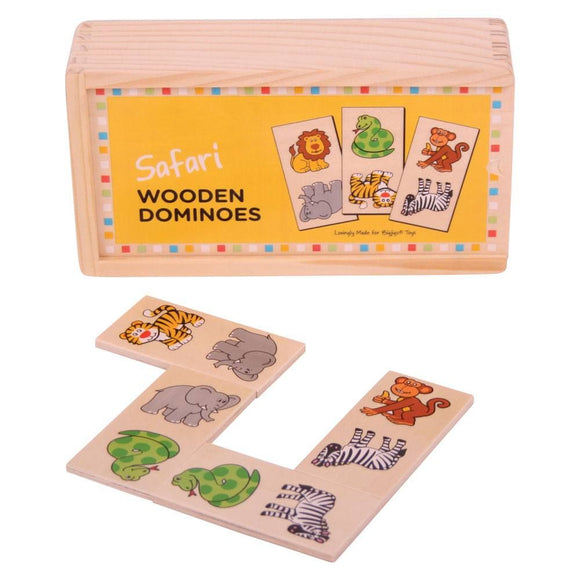 Bigjigs Wooden Safari Dominoes