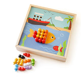 Bigjigs Wooden Seaside Peg Board