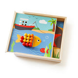 Bigjigs Wooden Seaside Peg Board