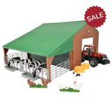 Britains 47019 Farm Building Set with Case Tractor
