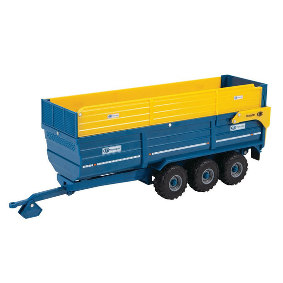 Britains Kane Tri-Axle Halfpipe Silage Trailer 1:32 Scale