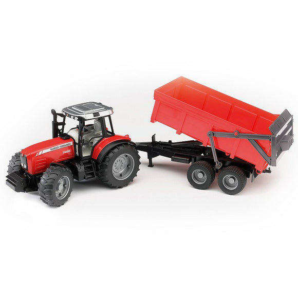 Bruder 2045 Massey Ferguson 7480 Tractor & Trailer