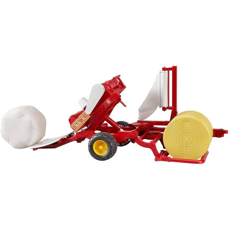 Bruder 2122 Bale Wrapper with Bales