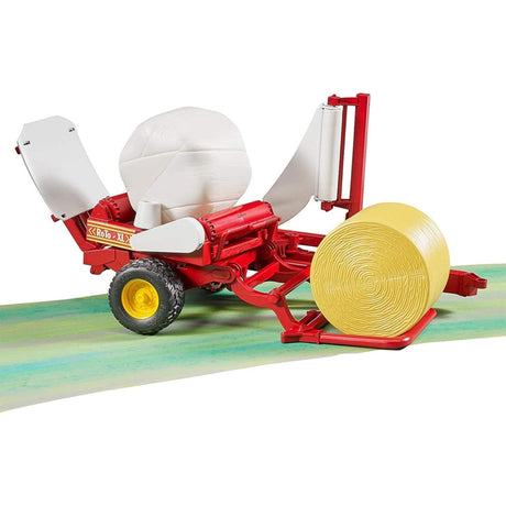 Bruder 2122 Bale Wrapper with Bales
