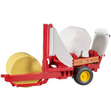 Bruder 2122 Bale Wrapper with Bales