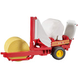 Bruder 2122 Bale Wrapper with Bales