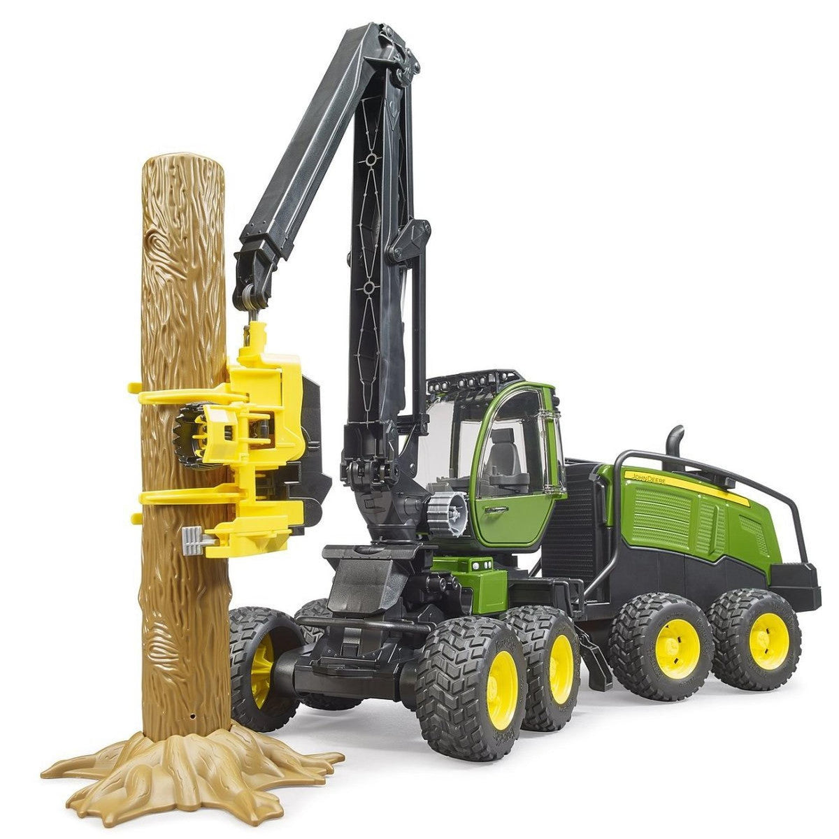 Bruder 2135 John Deere 1270 G Harvester with Truck