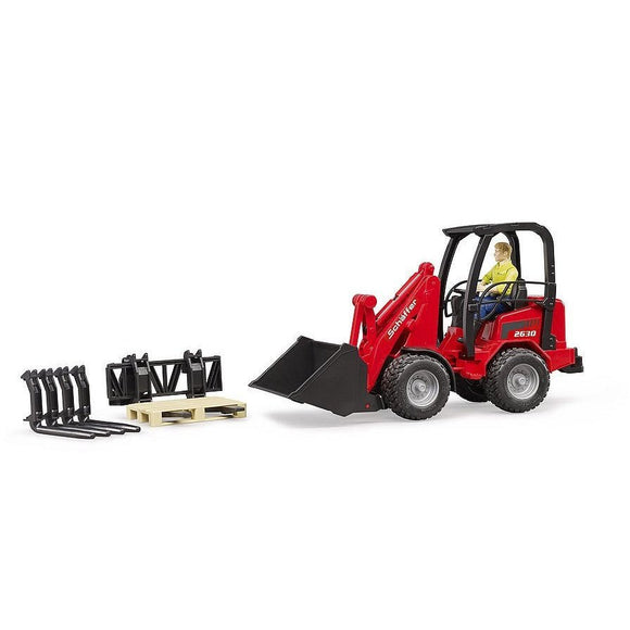 Bruder 2191 Compact Loader with Figure and Accessories