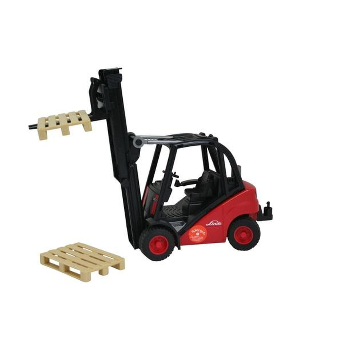 Bruder 2511 Linde H30D Forklift with 2 Pallets