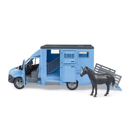 Bruder 2674 Mercedes Benz Sprinter Animal Transporter with Horse