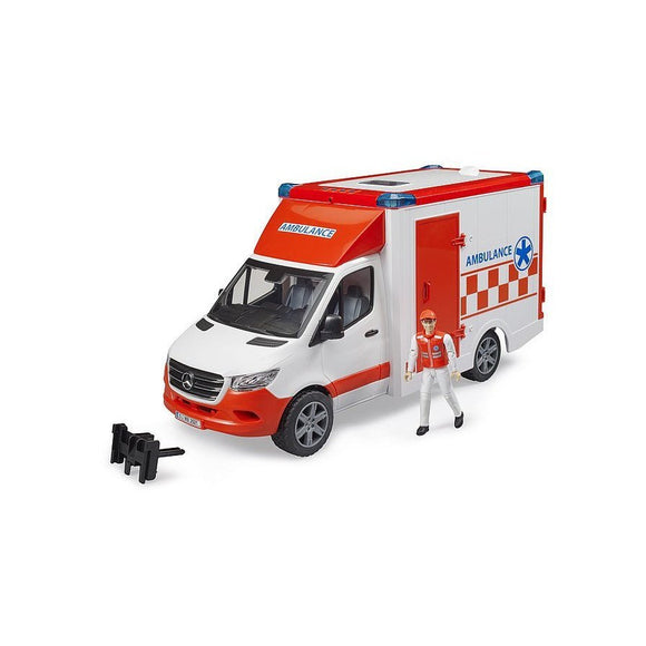 Bruder 2676 Mercedes Benz Sprinter Ambulance with Driver Light & Sound