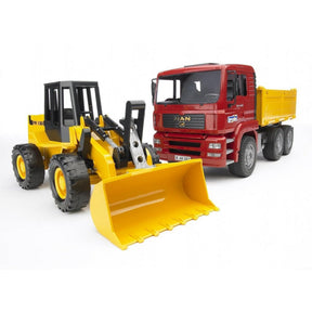 Bruder 2752 Man TGA Construction Truck with Articulated Road Loader
