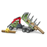 Bruder 2824 Mack Granite Timber Truck with Loading Crane