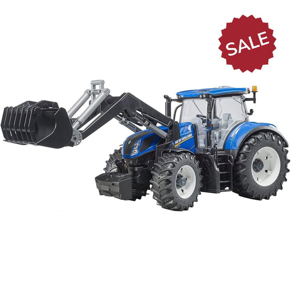 Bruder 3121 New Holland T7.315 Tractor With Front Loader
