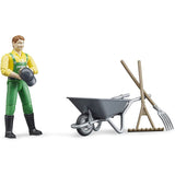 Bruder bWorld Farmer with Accessories Set