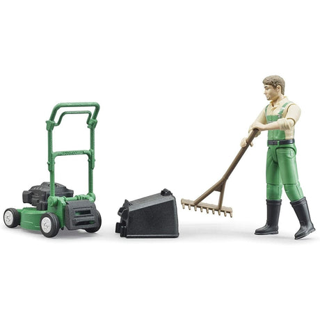 Bruder bWorld Gardener with Mower & Accessories