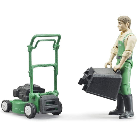 Bruder bWorld Gardener with Mower & Accessories