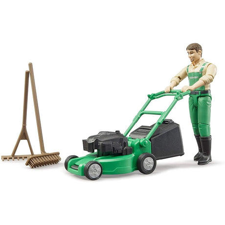 Bruder bWorld Gardener with Mower & Accessories